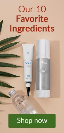 Skin care products from SkinMedica, SkinCeuticals and ClarityRx and more. Click here to learn more about top 10 skin care ingredients.