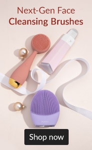 Next-gen face cleansing brushes. Click here to read our blog on what to replace your Clarisonic device with.