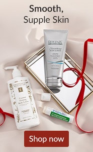 Smooth, supple skin. Click here to shop body lotions.