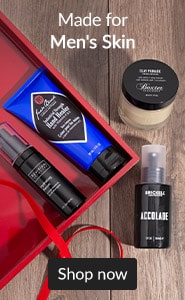 Made for men’s skin. Click here to shop gifts for him.